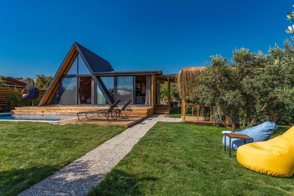 Villa Zeytin Havuzlu Jakuzili Fethiye Bagian luar foto
