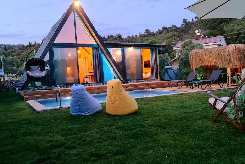 Villa Zeytin Havuzlu Jakuzili Fethiye Bagian luar foto